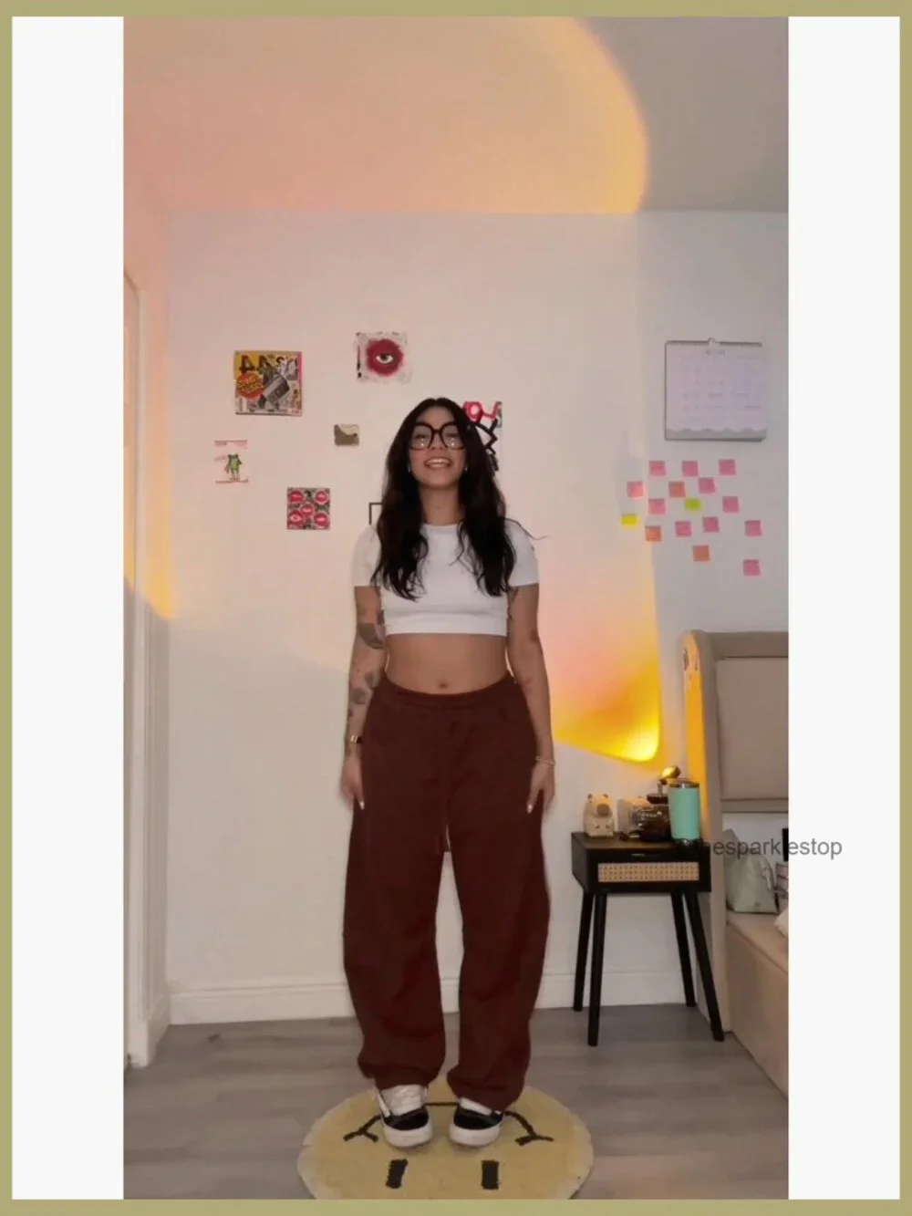 Barrel Sweatpants Women Wide Leg Baggy Lounge Pants with Pockets - Picture 7 of 7